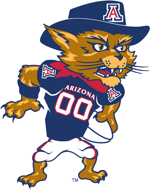 Arizona Wildcats 2003-2012 Mascot Logo 05 vinyl decal